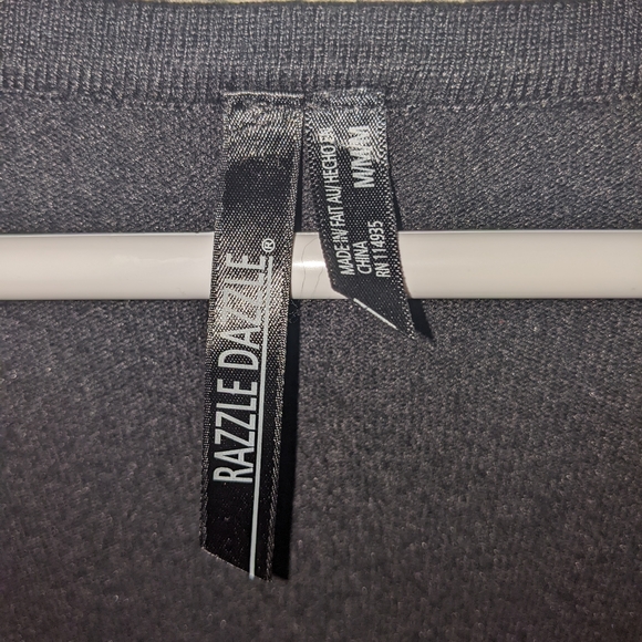 Black Knit Midi Dress with Silver details - Picture 3 of 6